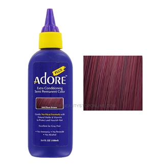 Adore Plus Plum Brown 344 Semi-Permanent Hair Color - Beauty Stop Online