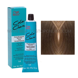 Wella Color Charm Demi-Permanent 8N (8/0) Light Natural Blonde - Beauty ...